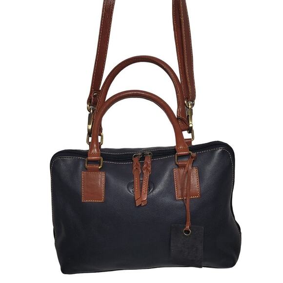 Rowallan Navy blue handbag with a removable strap. - Picture 1 of 7